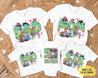 Personalized Disneyland Zootopia 2 Shirt DisneyWorld Zootopia Movie 2025 Shirt Judy Hopps Nick Wilde Birthday Shirt Family Matching Shirt 03