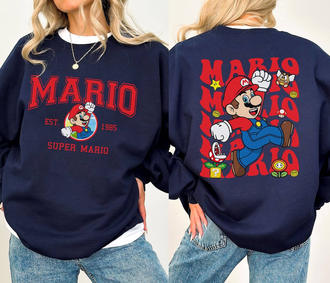 Super Mario Shirt, Custom Super Mario Family Shirt, Mario Birthday