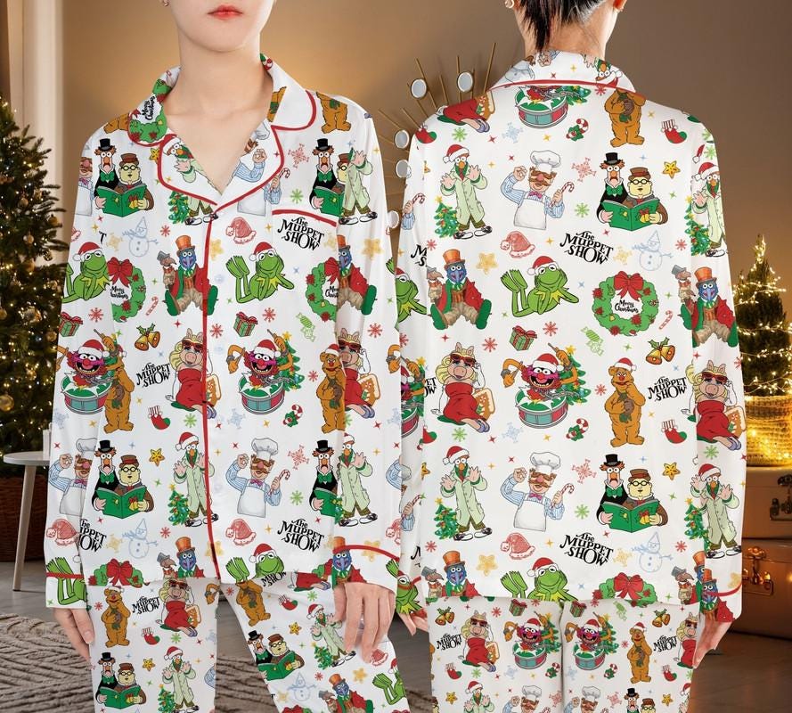 Discover The Muppet Christmas Carol Pajamas Set, The Muppet Christmas Women Pajamas, Disneyland The Muppet Xmas Family Shirt