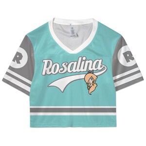 Super Mario Croptop Football Jersey, Disneyland Rosalina Football Jersey, Mario Galaxy Movie Shirt, Epic Universe Mario Group Shirt -5 Bild 2