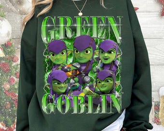 Green Goblin Spidey and His Amazing Friends Shirt, Spider man Green Goblin Shirt, Spidey And His Amazing Friends Tee, MCU Avengers Shirt 01