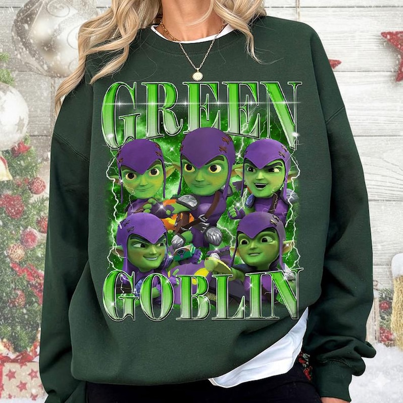 Camiseta de Spidey y sus increíbles amigos, camiseta de Spider-Man: Duende Verde, camiseta de Spidey y sus increíbles amigos, camiseta de los Vengadores del MCU 01 imagen 1