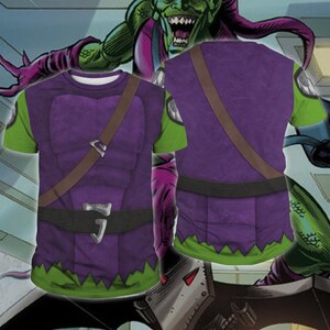 Sudadera con capucha del Duende Verde, disfraz del Duende Verde, camiseta con capucha de Spider-Man, camiseta de Halloween del Duende Verde, disfraz de Halloween 2025 imagen 4