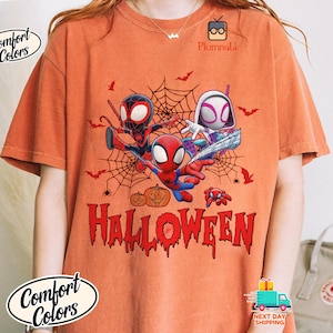 Spidey And His Amazing Friends Halloween Shirt, Spidey Halloween Costume Shirt, Ghost Spider Gwen Stacy Shirt, Spiderman Halloween Shirt