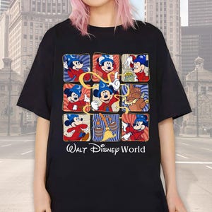 Retro Mickey Fantasia Sorcerer Shirt, Mickey Fantasmic Shirt, Vintage DisneyWorld Shirt, Magic Kingdom Shirt Disneyland Trip Dad Shirt