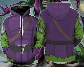 Green Goblin Sweatshirt Hoodie Green Goblin Costume TShirt Spider Man Hoodie Green Goblin Halloween Shirt Halloween Costume 2025