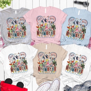 Custom Epic Universe Family Shirt, Universal Studios Shirt, Epic Universe Mario Shirt, Universal Family Matching Shirt, Epic Universe Tee
