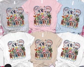 Camiseta personalizada Epic Universe para a família, Camiseta Universal Studios, Camiseta Epic Universe do Mario, Camiseta combinando para a família Universal, Camiseta Epic Universe