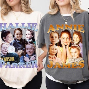 The Parent Trap Hallie Annie Shirt, Hallie Parker Shirt, Annie James Shirt, Camp Walden Shirt, Parker Knoll Shirt, Camp Walden Parent Trap
