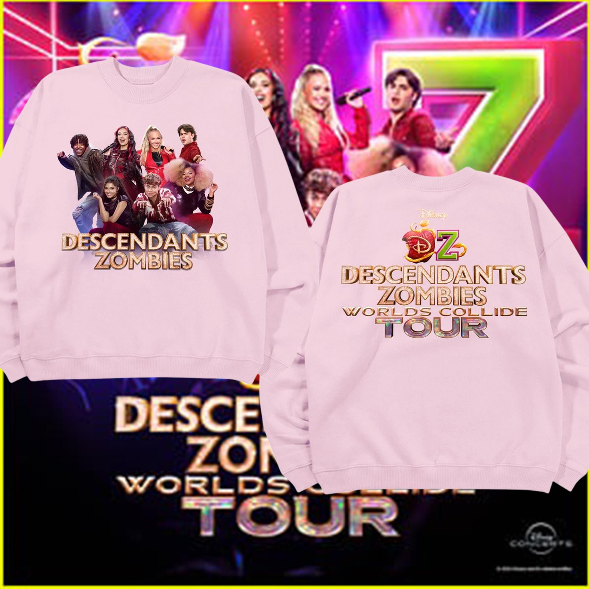 Descendants Zombies Worlds Collide Tour Hoodie Sweatshirt, the