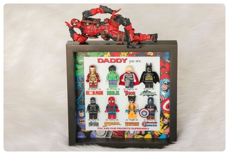Best Dad Superhero Gift Dad Superhero Frame Father's Day Gifts Gifts For Dad Dad Gifts From Kids Father's Day 2024 Daddy Gift image 3