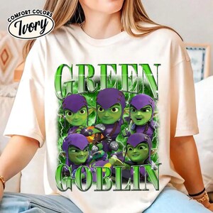 Camiseta de Spidey y sus increíbles amigos, camiseta de Spider-Man: Duende Verde, camiseta de Spidey y sus increíbles amigos, camiseta de los Vengadores del MCU 01 imagen 3