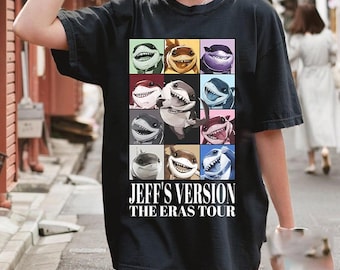 Jeff Version Eras Tour Shirt, Avengers Rivals Shirt, Superhero Shark Shirt, Jeff Rivals Shirt, Jeff The Land Shark Vintage Shirt