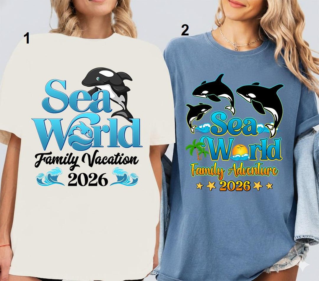 Sea World Family Shirts, Sea World 2026 Trip Shirt, Sea World