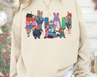 Custom Disneyland Zootopia Shirt Personalized Zootopia Birthday Shirt Zootopia 2 Movie Shirt Judy Hopps Shirt Disneyland Family Matching Tee