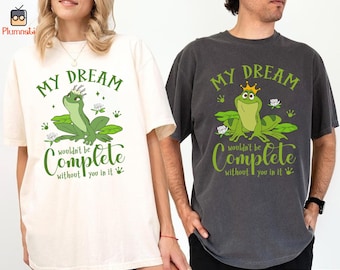 Tiana Princess And The Frog Couple Shirt Princess Tiana and Naveen Shirt Couple Valentine Sweatshirt Disneyland Sweethearts Nite Shirt