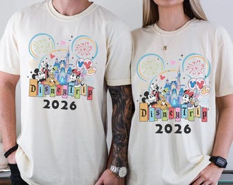 DisneyTrip Family 2026 Shirt Disneyland Vacation 2026 Shirt Mickey And Friends Shirts Disneyword Family Group Matching Vacation Trip Tee 10