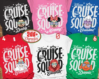 Comfort Colors Disneyland Cruise Squad Family Matching Shirt, Disneyland Cruise 2026, Disneyland Cruise Line Tee, Cruise Family Trip Shirt