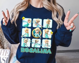 Mario Princess Rosalina Shirt | Super Mario Princess Shirt | Super Mario Women Tshirt | Princess Rosalina Shirt | Princess Peach Shirt