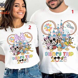 DisneyTrip Mickey Minnie Family Shirt, Disneyland Family Shirt, Family Matching Trip Shirt, Disneyland Vacation Shirt, Magic Kingdom Tee