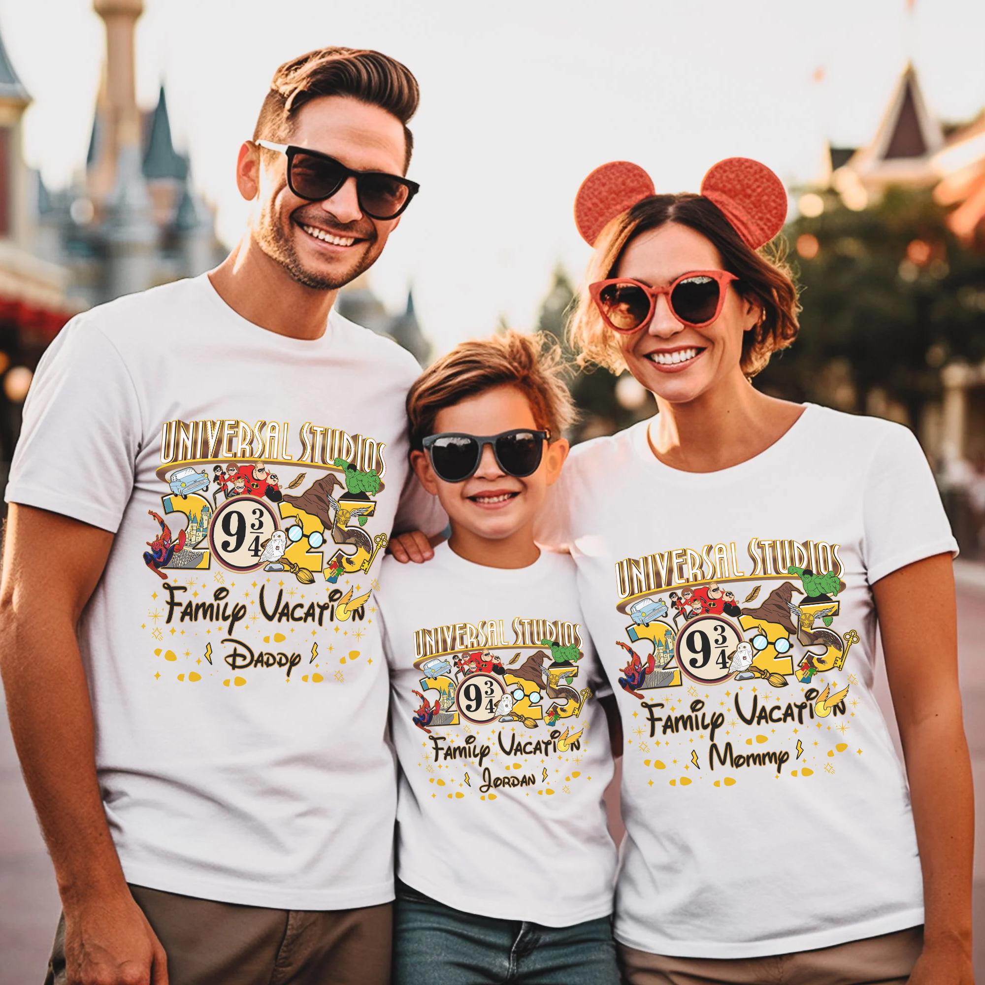 Custom Universal Studios Shirt, Family Vacation 2025 Shirt, Disneyworld Trip Shirt, Universal 2025 Shirt, Universal Family Trip Shirt