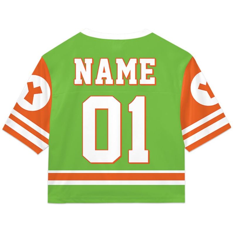 Super Mario Croptop Football Jersey, Disneyland Yoshi Football Jersey, Mario Galaxy Movie Shirt, Epic Universe Mario Group Shirt -9 afbeelding 3