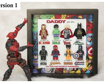 Best Dad Superhero Gift | Dad Superhero Frame | Father's Day Gifts | Gifts For Dad | Dad Gifts From Kids | Father's Day 2024 | Daddy Gift