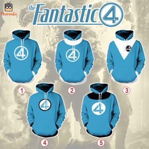 Fantastic Four 2025 Hoodie, The Fantastic Four First Steps Mcu Sweatshirt, Reed Richards Shirt, Fantastic Four Movie Costumes