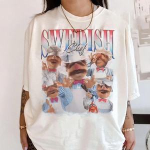 Swedish Chef The Muppet Shirt, Swedish Chef Muppet Bootleg Rap Tee, The Muppets Fan Gift, Disneyland Trip Shirt, Kermit the Frog Miss Piggy