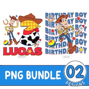 Personalized Woody Birthday Boy Png, Disneyland Toy Story Birthday Boy Girl Png, Toy Story Theme Party, Family Birthday Matching Png