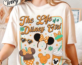 Das Leben eines Disneyland-Mädchen-T-Shirts, das Leben eines Park-Mädchens, Familienurlaub-T-Shirt, Magic Kingdom-Shirt, Mickey und Freunde Showgirl-Shirt