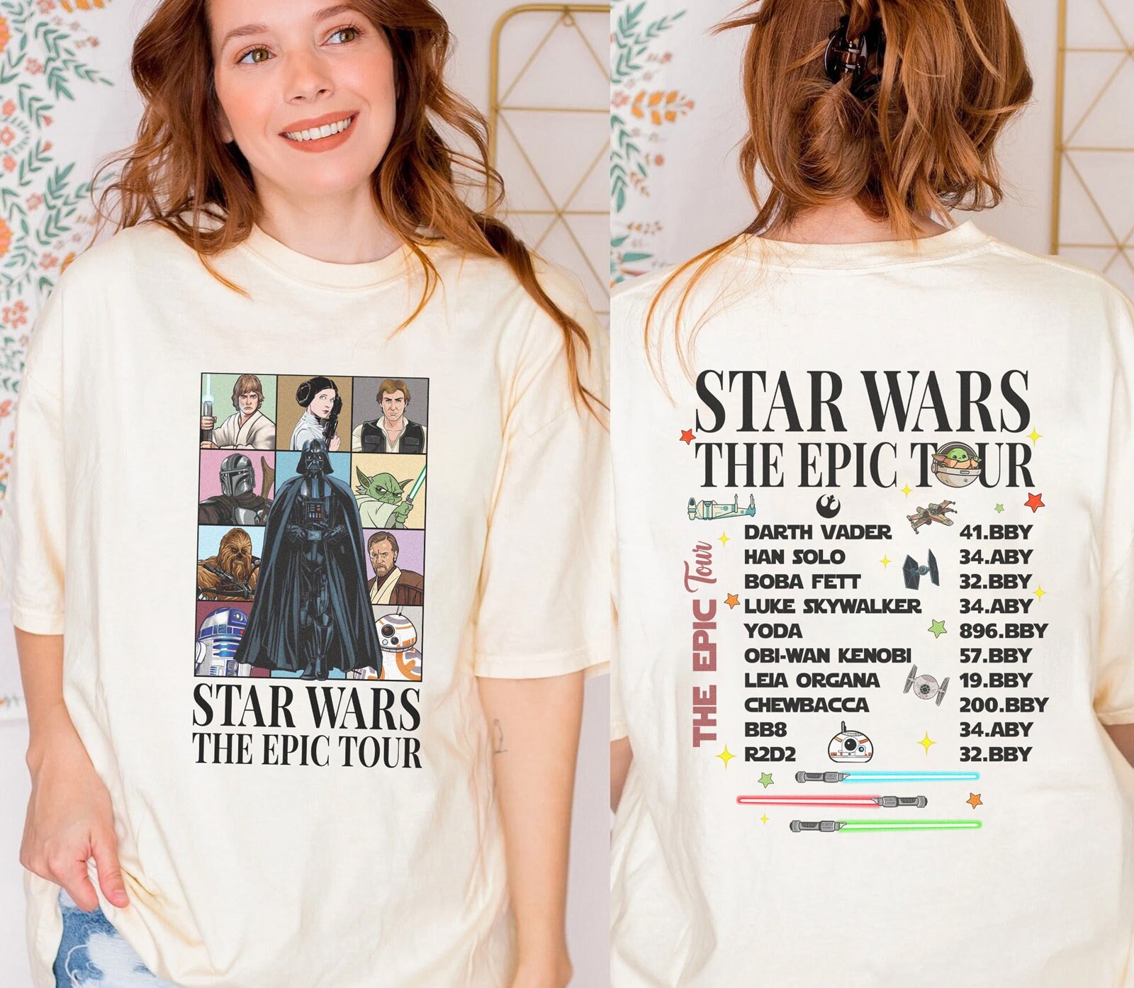 Tshirt Etsy Starwars -