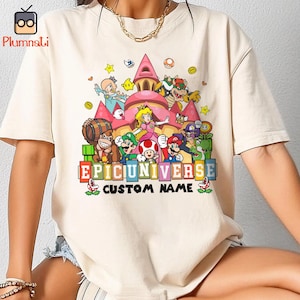 Universal Epic Universe Mario Shirt, Super Mario Epic Universe Shirt, Orlando Park Epic Universe Shirts, Universal Studios Family Trip Shirt