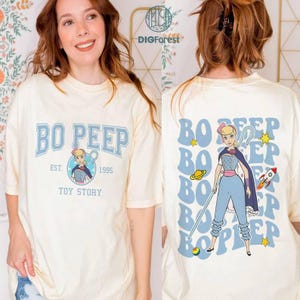 Toy Story Bo Peep Shirt, Toy Story Birthday Shirt, Toy Story Family Shirt, Woody Buzz Lightyear Slinky T-Rex Shirt, WDW Family Matching Tee