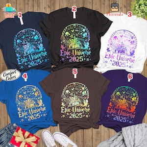 Universal Epic Universe Family Shirt, Universal Studios Hologram Shirt, Epic Universe Mario Shirt, Universal Family Trip Matching Shirt