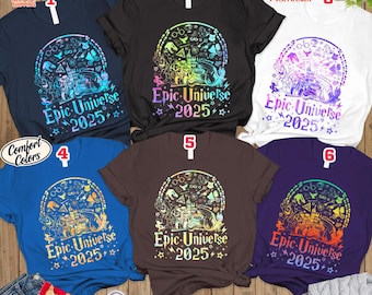 Universal Epic Universe Family Shirt, Universal Studios Hologram Shirt, Epic Universe Mario Shirt, Universal Family Trip Matching Shirt