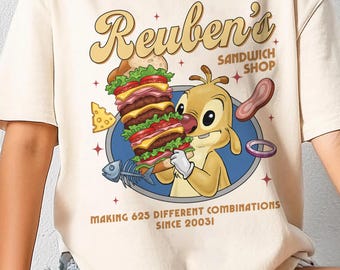 Lilo And Stitch Reuben Shirt, Reuben’s Sandwich Shop Shirt, Stitch Experiment 625, Funny Stitch Shirt Stitch Lover Gift, Magic Kingdom Shirt