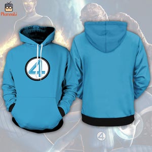 Fantastic Four 2025 Hoodie, The Fantastic Four First Steps Mcu Sweatshirt, Reed Richards Shirt, Fantastic Four Movie Costumes