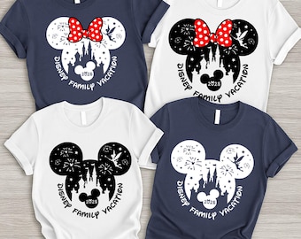 Disneyland Family Vacation 2025 Mickey Minnie Shirt, Disneyland Vacation Shirt, Mickey Minnie Matching Shirt, Disneyland Family Trip Shirt