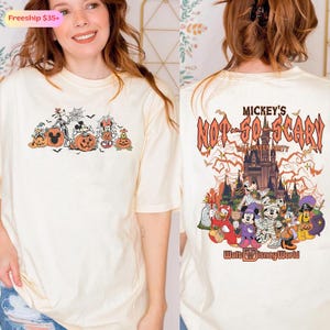 Mickey&#39;s Not So Scary Halloween Party Shirt, Mickey And Friends Halloween Shirt, Disneyland Halloween Shirt, 2025 Halloween Family Matching
