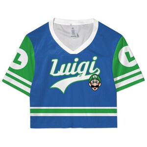 Maillot de football Super Mario Croptop, maillot de football Disneyland Luigi, chemise du film Mario Galaxy, chemise Epic Universe Mario Group -2 image 2