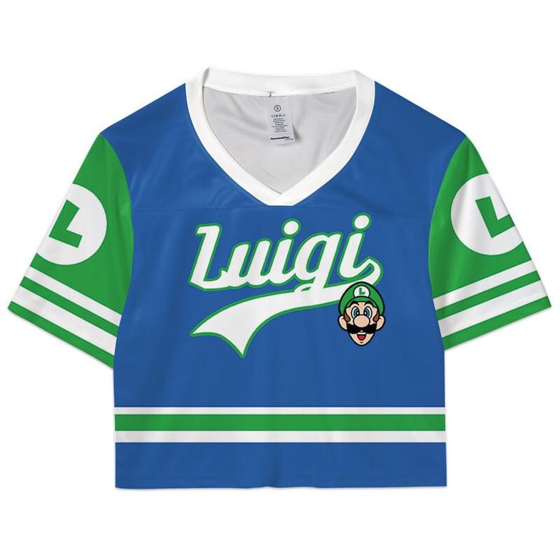 Maillot de football Super Mario Croptop, maillot de football Disneyland Luigi, chemise du film Mario Galaxy, chemise Epic Universe Mario Group -2 image 2