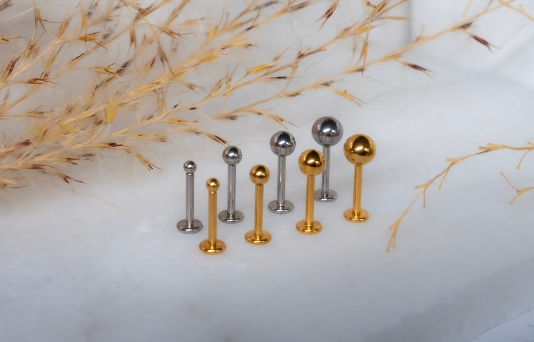 Ball Stud Earrings, Surgical Steel Tiny Dot Stud Earrings, Nap Earring