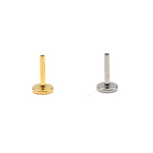 20G 18G 16G Titanium Gold/silver THREADLESS Post Replacement/threadless ...