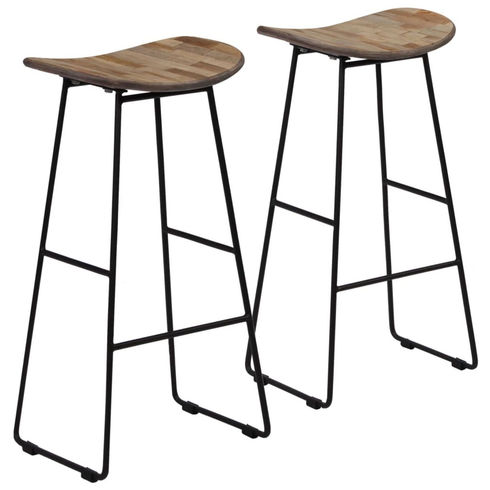 Set of 2 Reclaimed Wood Counter Stools Reclaimed Wood Bar Etsy