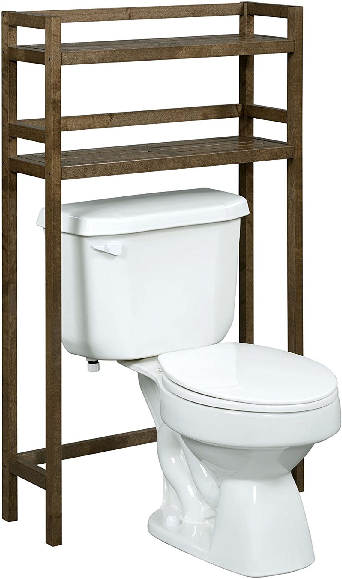 Solid Wood Over The Toilet Storage Etsy