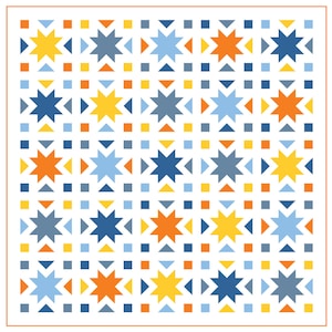 Stars Collide No 1 Quilt Pattern