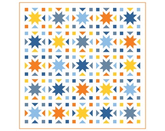 Stars Collide No 1 Quilt Pattern