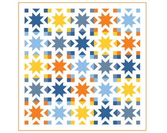 Stars Collide No 2 Quilt Pattern
