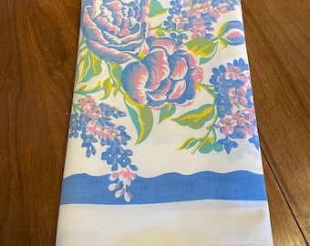 Vintage Floral Tablecloth